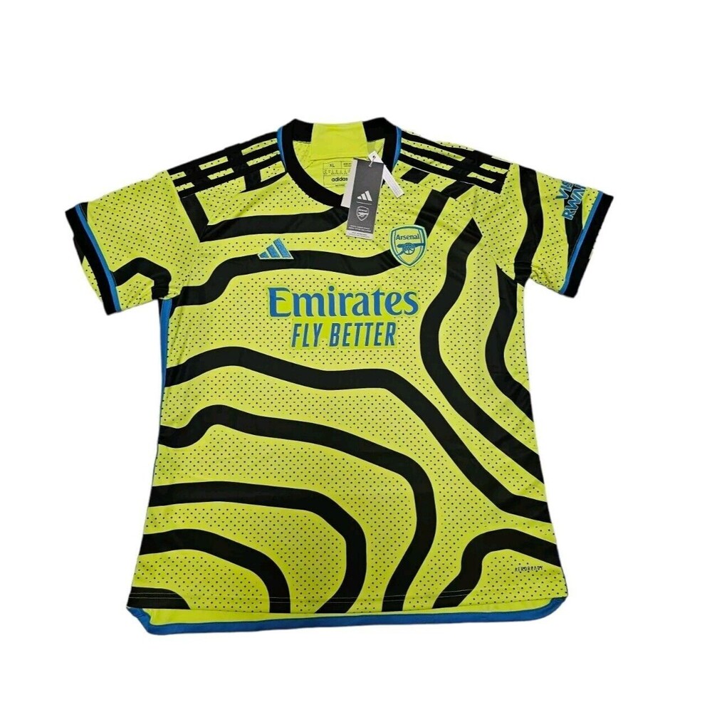 adidas Arsenal 23/24 Away Jersey Women's XL Solar Yellow HZ2104